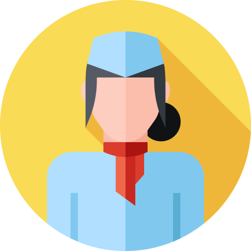 Stewardess free icon