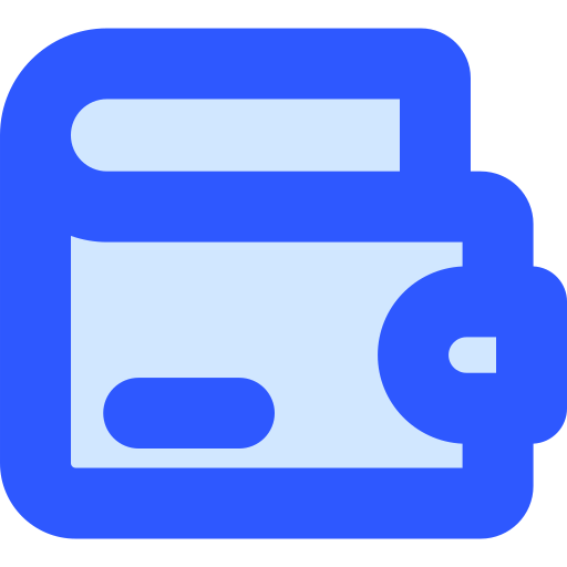 Wallet Generic Blue icon