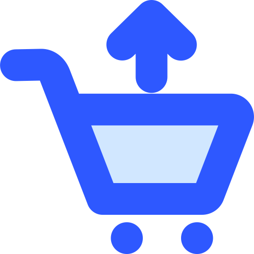 Shopping Cart Icon Generic Blue