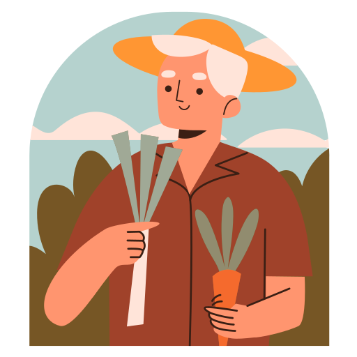 agricultor gratis sticker