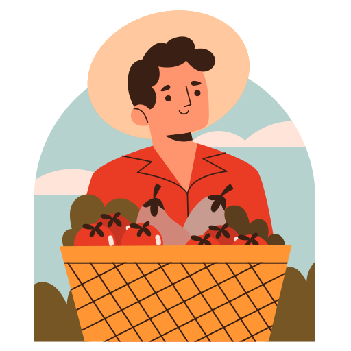 agricultor gratis sticker