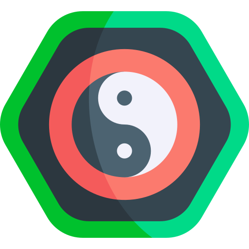 yin yang icono gratis