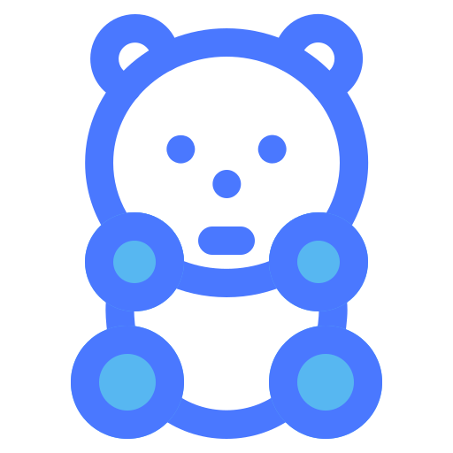 oso de peluche icono gratis