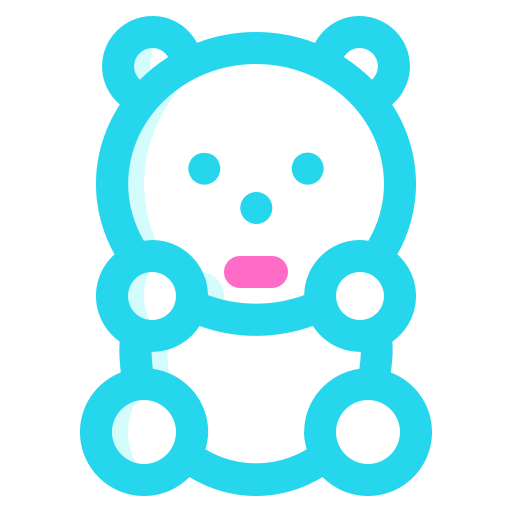 oso de peluche icono gratis