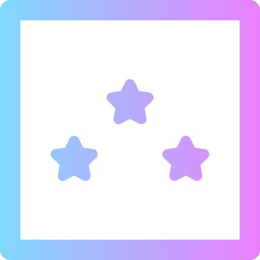 tres estrellas icono gratis