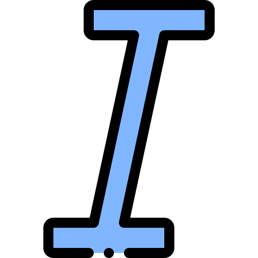 Italic - Free signs icons