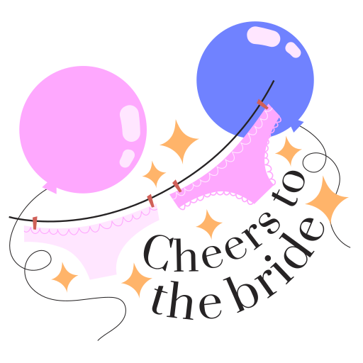 Bachelorette party free sticker Bachelorette party free sticker