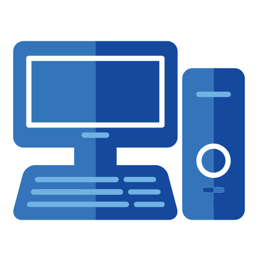 Computer Generic Blue icon