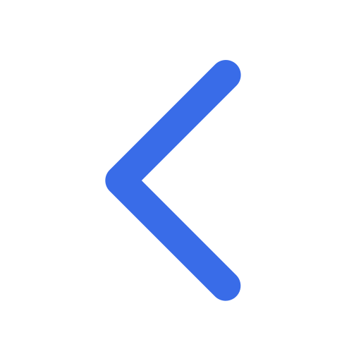 blue left arrow icon