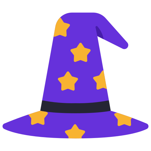 sombrero de mago icono gratis