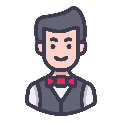 Waiter Generic Outline Color icon