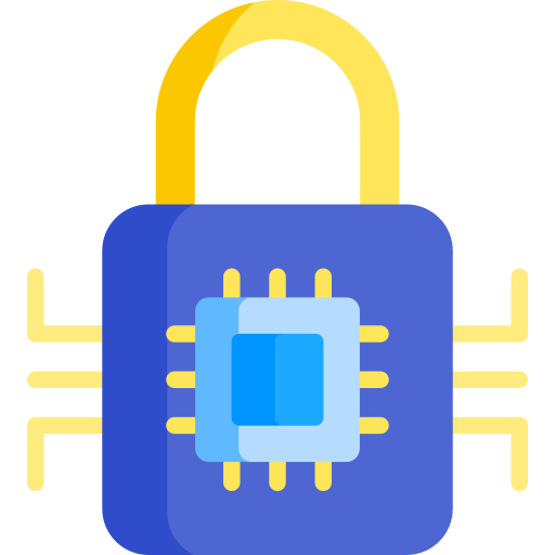 la seguridad cibernética icono gratis