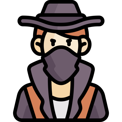 Bandit Generic Outline Color icon