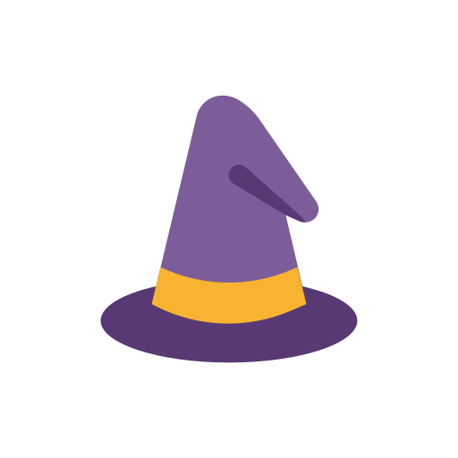 sombrero de bruja icono gratis