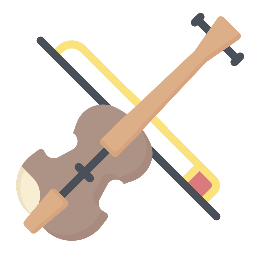 violín icono gratis