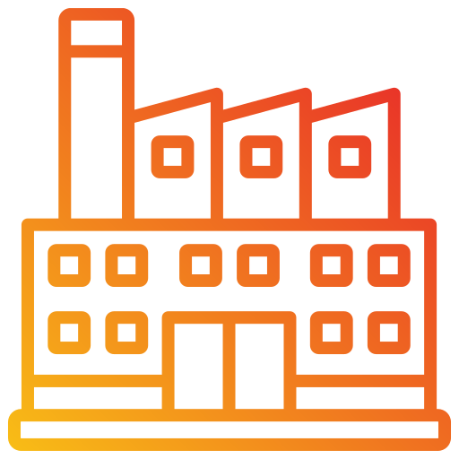 Factories Generic Gradient icon