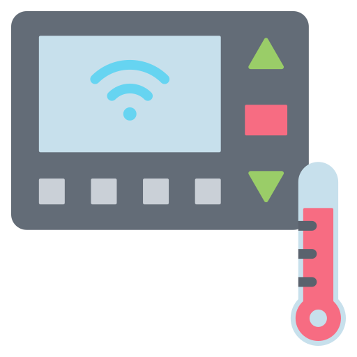 temperatura inteligente icono gratis