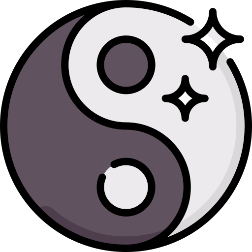 yin yang icono gratis