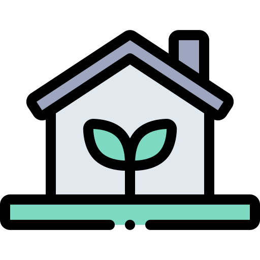 casa ecológica icono gratis