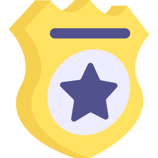 Police badge Generic Flat icon