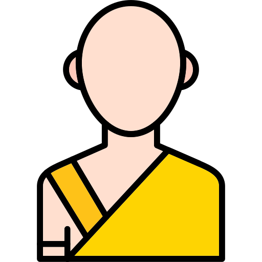 Buddhist Generic Outline Color icon