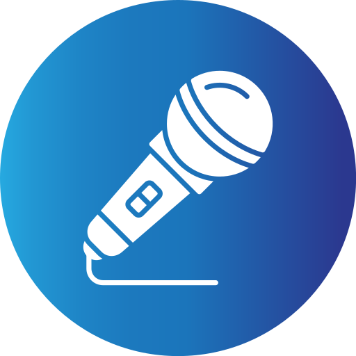 Mic Generic Blue icon