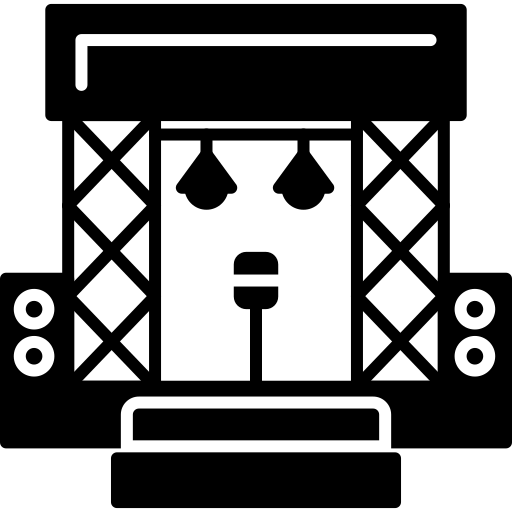 Stage free icon Stage free icon