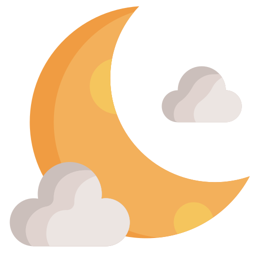 Crescent moon - Free weather icons