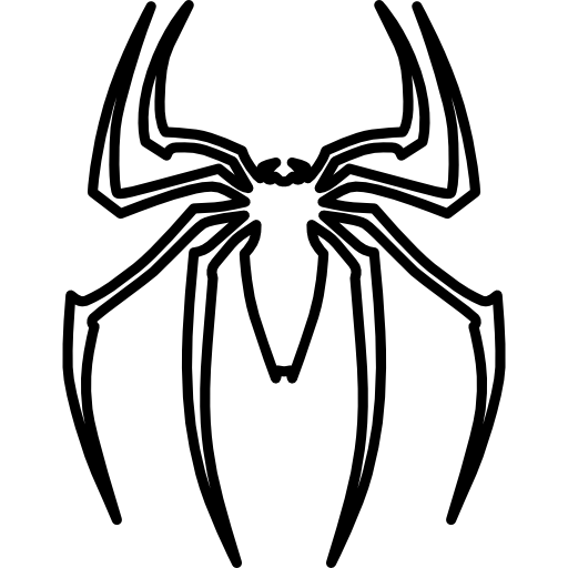 cuadrado Mascotas Consejo Hombre araña - Iconos gratis de logo
