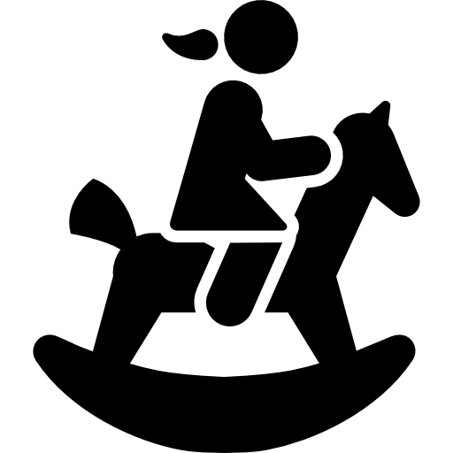 caballo de la afición icono gratis