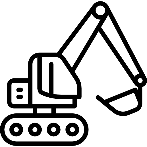 Excavator Special Lineal Icon