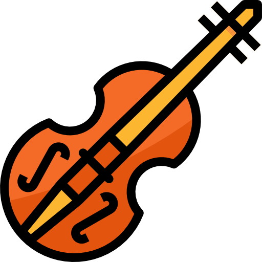 violín icono gratis