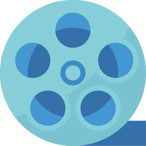 Film roll Aphiradee (monkik) Flat icon