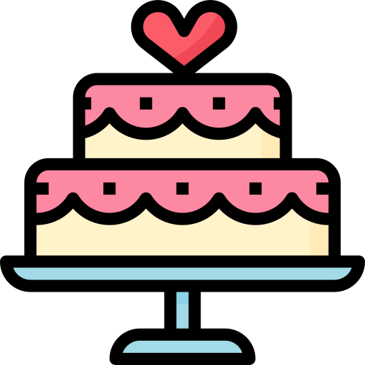Sweet wedding cake in cartoon style 4869893 Vector Art at Vecteezy