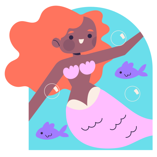 meerjungfrau kostenlos Sticker