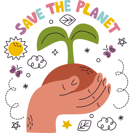 salve o planeta grátis figurinha