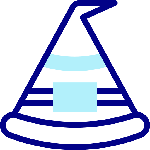 sombrero de bruja icono gratis