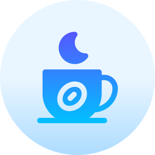 Coffee Basic Gradient Circular icon