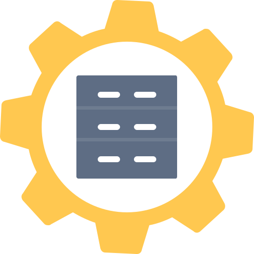 gestión de base de datos icono gratis