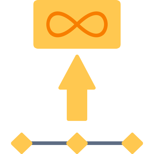 almacenamiento ilimitado icono gratis