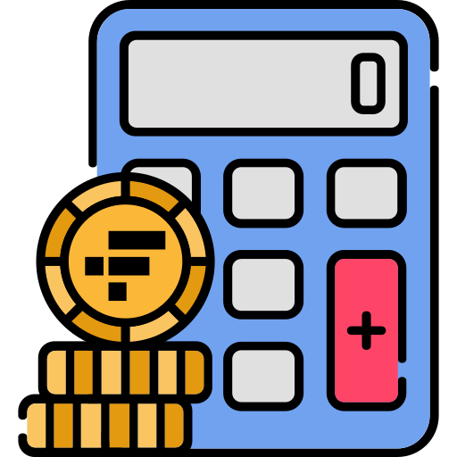 calculadora de moneda icono gratis