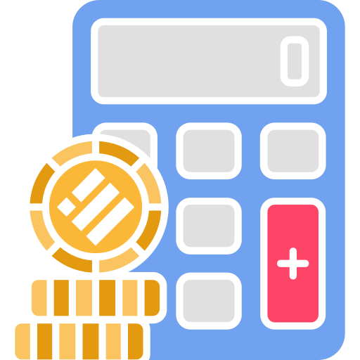 calculadora de moneda icono gratis