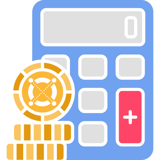 calculadora de moneda icono gratis