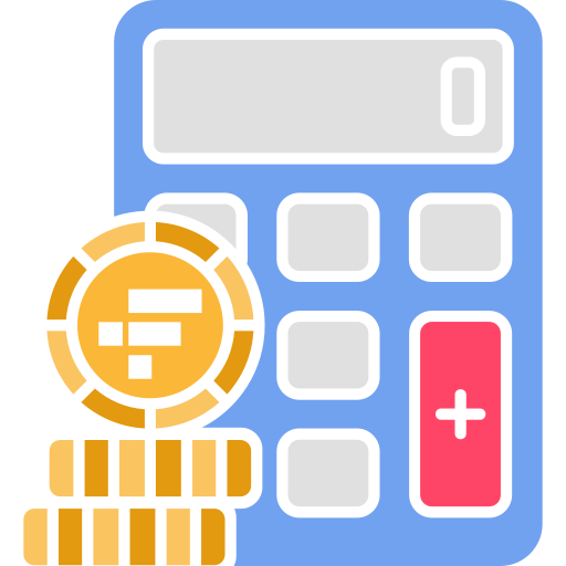 calculadora de moneda icono gratis