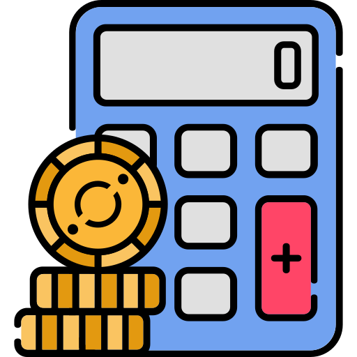 calculadora de moneda icono gratis