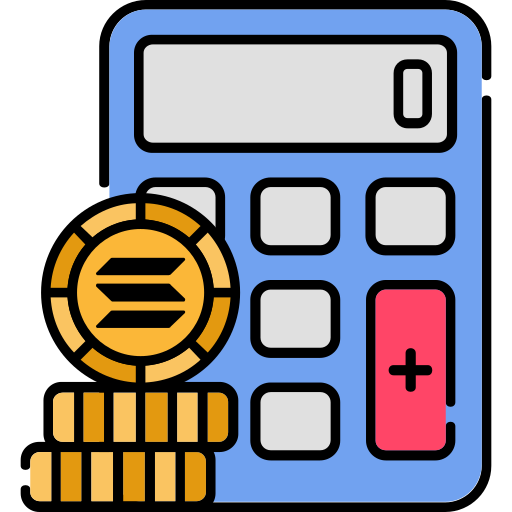 calculadora de moneda icono gratis