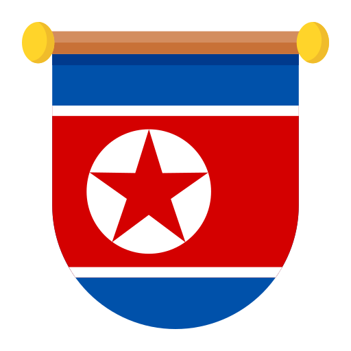 corea del norte icono gratis