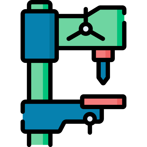 Drilling Machine Special Lineal Color Icon