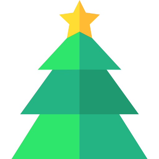 Árbol de navidad icono gratis