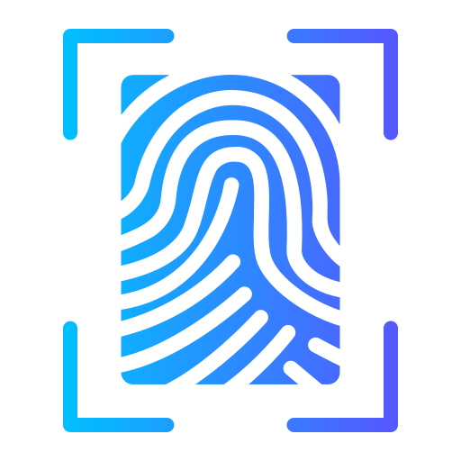 Fingerprint Generic Flat Gradient icon